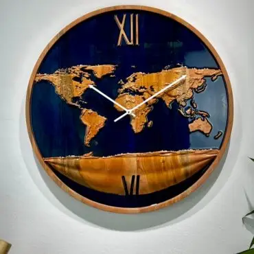 Space view wall clock
